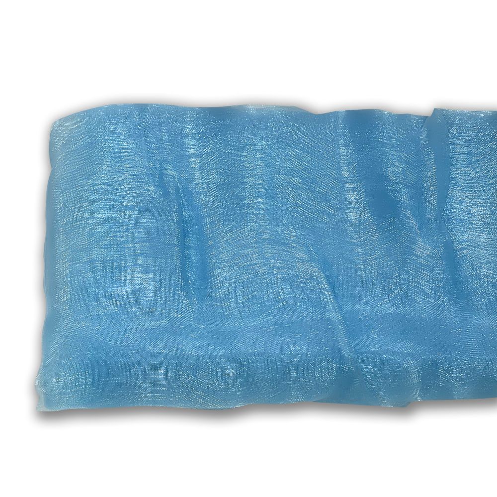 Light blue organza fabric